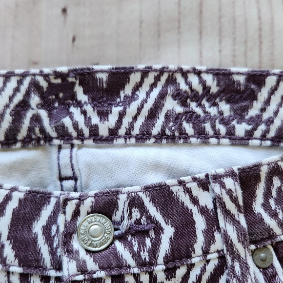 7 For All Mankind "Cropped Gwenevere" Ankle Skinny Pattern Pant, Women's Size 32 - Picture 6 of 12